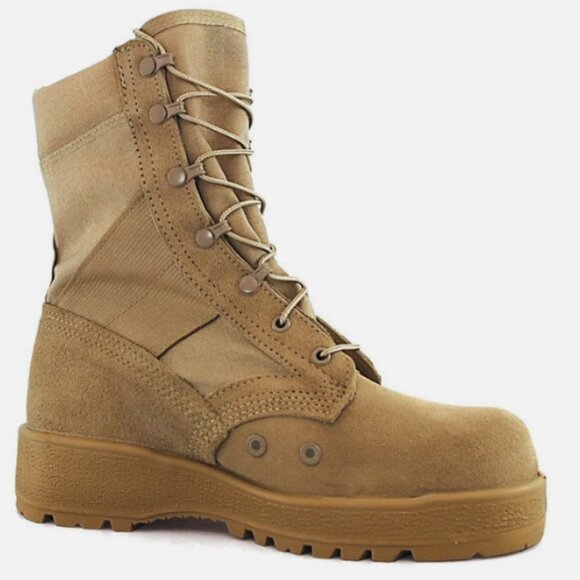 ALTAMA HOT WEATHER VENTED DESERT TAN VIBRAM SOLES sz5.5W COMBAT BOOTS KD 1150